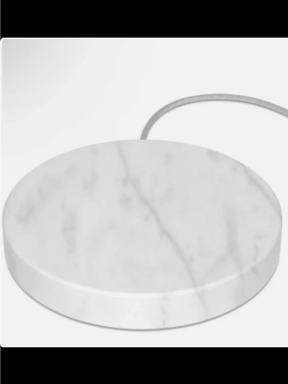 White Marble Wireless Charging Pad 🤍